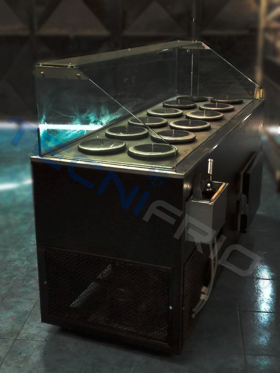 Barquillera para helados artesanales con carapinas