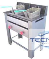 Freidora Enlozada Doble Fogón