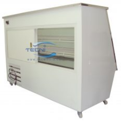 Vitrina vidrio recto