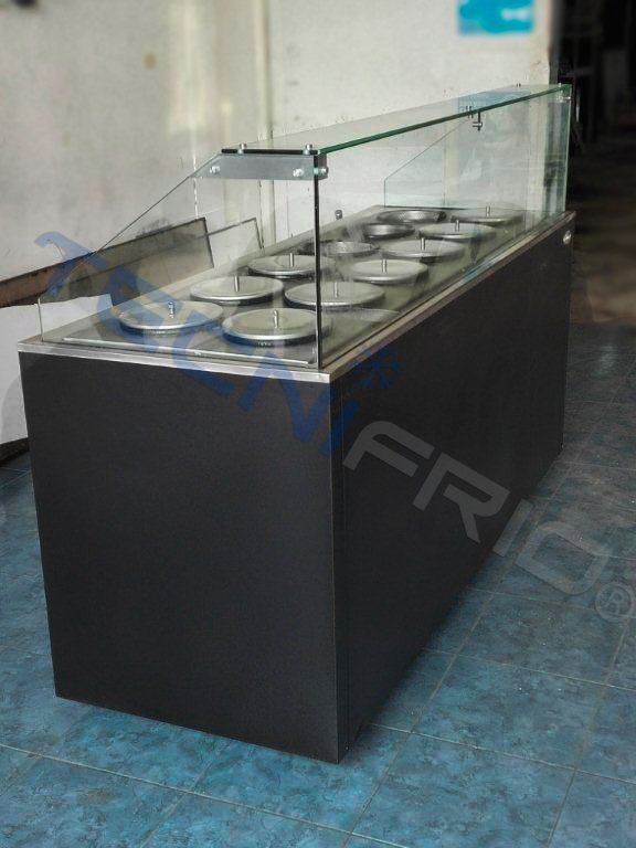 Barquillera para helados artesanales con carapinas